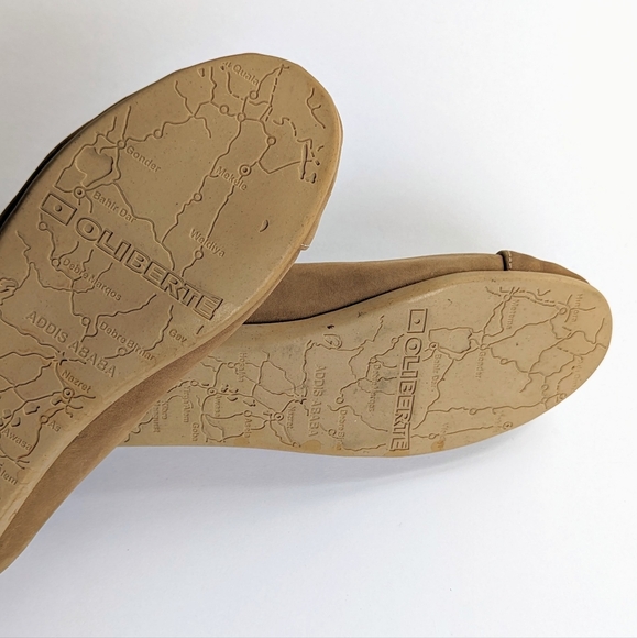 🇨🇦 🇪🇹 Oliberte Misindi Leather Ballet Flat Shoes Fair Trade Made In Ethiopia - Picture 10 of 10